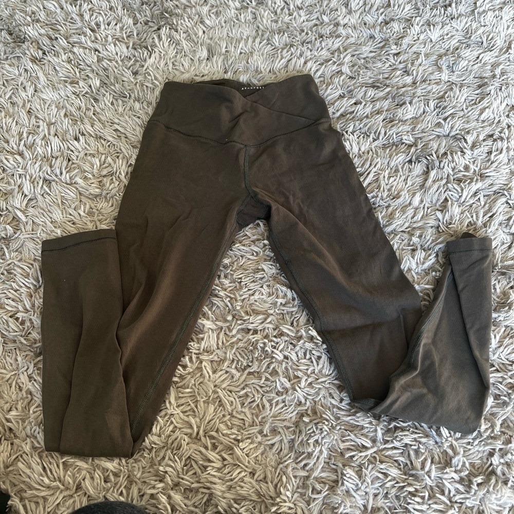 green aerospotale leggings